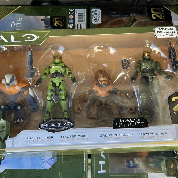 HALO 4 world of halo anniversary action figure multipack NWT - Picture 7 of 10